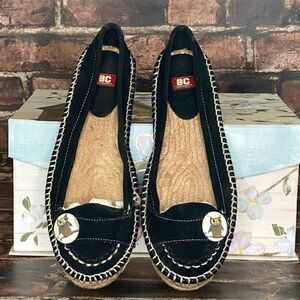 😎Summer Sale BC Footwear Black Suede Loafers‎